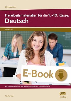 Freiarbeitsmaterialien für die 9.+10. Kl.: Deutsch (eBook, PDF) - Koch, Günther