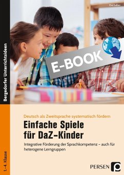 Einfache Spiele für DaZ-Kinder (eBook, PDF) - Salber, Eva