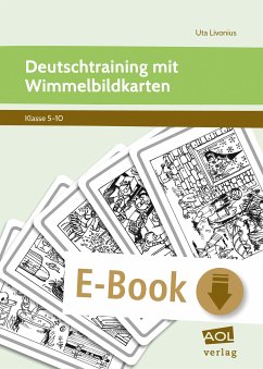 Deutschtraining mit Wimmelbildkarten (eBook, PDF) - Livonius, Uta