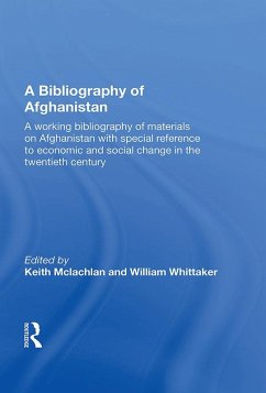 Cover A Bibliography Of Afghanistan (eBook, ePUB)