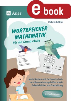 Wortspeicher Mathematik für die Grundschule (eBook, PDF) - Bettner, Melanie