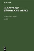 Klopstocks sämmtliche Werke. Band 1 (eBook, PDF)