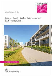 Luzerner Tag des Stockwerkeigentums 2019