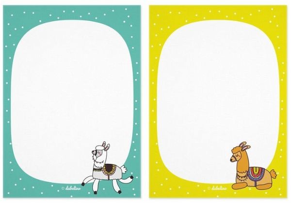 Notizblock-Set Lama (für Kinder) Notizblock-Set Lama (für Kinder)