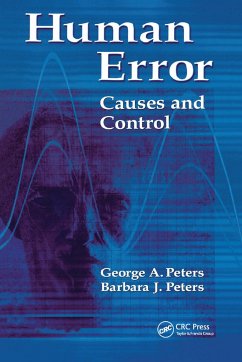 Human Error - Peters, George A; Peters, Barbara J