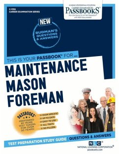 Maintenance Mason Foreman (C-1356): Passbooks Study Guide Volume 1356 - National Learning Corporation