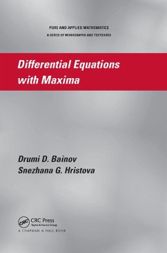 Differential Equations with Maxima - Bainov, Drumi D; Hristova, Snezhana G
