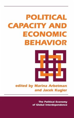 Political Capacity and Economic Behavior - Arbetman, Marina; Kugler, Jacek