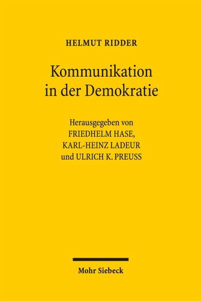 Kommunikation in der Demokratie (eBook, PDF)