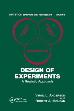 Design of Experiments - Anderson, Virgil L; McLean, Robert a