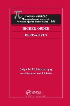Higher Order Derivatives - Mukhopadhyay, Satya
