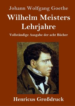 Wilhelm Meisters Lehrjahre (Großdruck) - Goethe, Johann Wolfgang