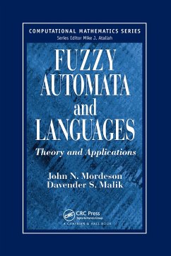 Fuzzy Automata and Languages - Mordeson, John N; Malik, Davender S