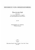 Das ist mir lieb (Psalm 116) op. 34 für vierstimmigen Chor a cappella Partitur (dt)