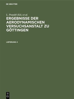 Cover Ergebnisse der aerodynamischen Versuchsanstalt zu Göttingen. Lfg. 4 (eBook, PDF)