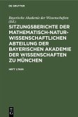 Sitzungsberichte der Mathematisch-Naturwissenschaftlichen Abteilung der Bayerischen Akademie der Wissenschaften zu München. Heft 1/1929 (eBook, PDF)