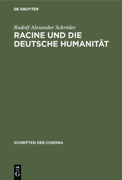 Cover Racine und die deutsche Humanität (eBook, PDF)