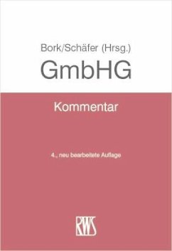 GmbHG (eBook, ePUB) - Bork, Reinhard; Schäfer, Carsten