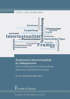 Cover Kontrastive Intertextualität in Alltagstexten (eBook, PDF)