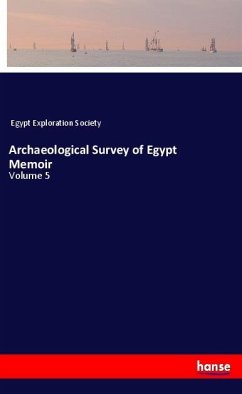 Cover Archaeological Survey of Egypt Memoir