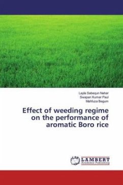 Effect of weeding regime on the performance of aromatic Boro rice
