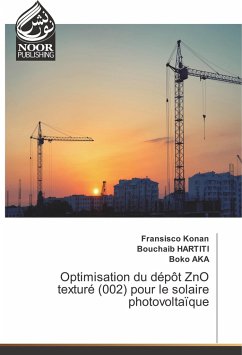 Optimisation du dépôt ZnO texturé (002) pour le solaire photovoltaïque - Konan, Fransisco;AKA, Boko;Hartiti, Bouchaib