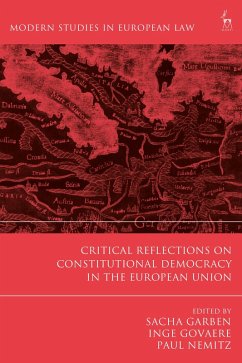 Cover Critical Reflections on Constitutional Democracy in the European Union (eBook, PDF)