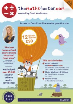 Cover The Maths Factor: 12 Months Access to Carol Vorderman's themathsfactor.com, m. 1 Beilage, m. 1 Online-Zugang