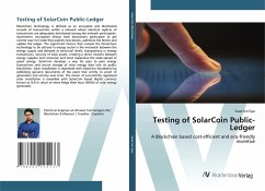 Testing of SolarCoin Public-Ledger Testing of SolarCoin Public-Ledger