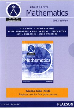Cover Pearson Baccalaureate Higher Level Mathematics second edition ebook only edition for the IB Diploma