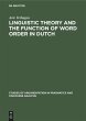 Linguistic Theory and the Function of... - Bild 1