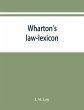 Wharton's law-lexicon - Bild 1