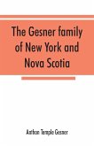The Gesner family of New York and Nova Scotia