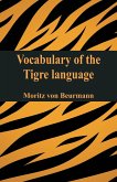Vocabulary of the Tigre¿ language