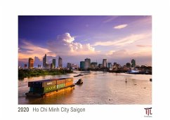 Ho Chi Minh City Saigon 2020 - White Edition - Timocrates wall calendar with UK holidays / picture calendar / photo calendar - DIN A4 (30 x 21 cm)