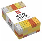 Lego(r) Note Brick (Yellow-Orange)