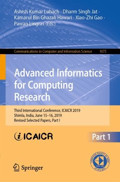 Advanced Informatics for Computing Research (eBook, PDF)