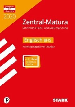 Cover STARK Zentral-Matura 2020 - Englisch - BHS, m. 1 Buch, m. 1 Beilage