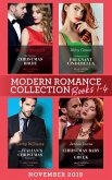 Modern Romance November 2019 Books 1-4: His Contract Christmas Bride (Conveniently Wed!) / Confessions of a Pregnant Cinderella / The Italian's Christmas Proposition / Christmas Baby for the Greek (eBook, ePUB)