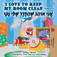 I Love to Keep My Room Clean (English Hebrew Bilingual Book) - Admont, Shelley; Books, Kidkiddos