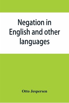 Negation in English and other languages - Jespersen, Otto