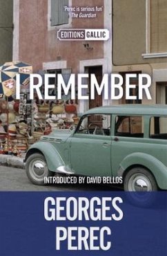 I Remember - Perec, Georges; Terry, Philip