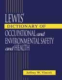 Lewis' Dictionary of Occupational and Environmental Safety and Health (eBook, ePUB)