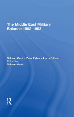 Cover The Middle East Military Balance 1992-1993 (eBook, PDF)