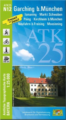 Cover ATK25-N12 Garching b.München (Amtliche Topographische Karte 1:25000)