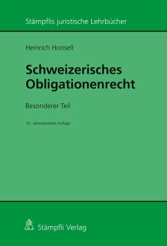 Cover Schweizerisches Obligationenrecht. Besonderer Teil (eBook, PDF)