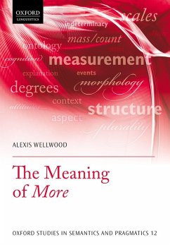 The Meaning of More (eBook, PDF) - Wellwood, Alexis