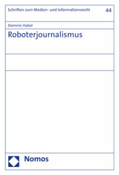 Roboterjournalismus - Habel, Dominic