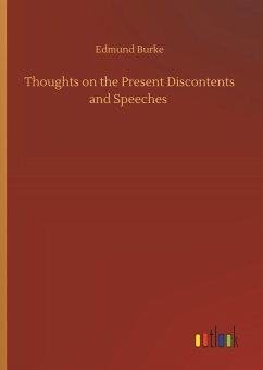 Cover Thoughts on the Present Discontents and Speeches