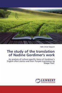 The study of the translation of Nadine Gordimer's work